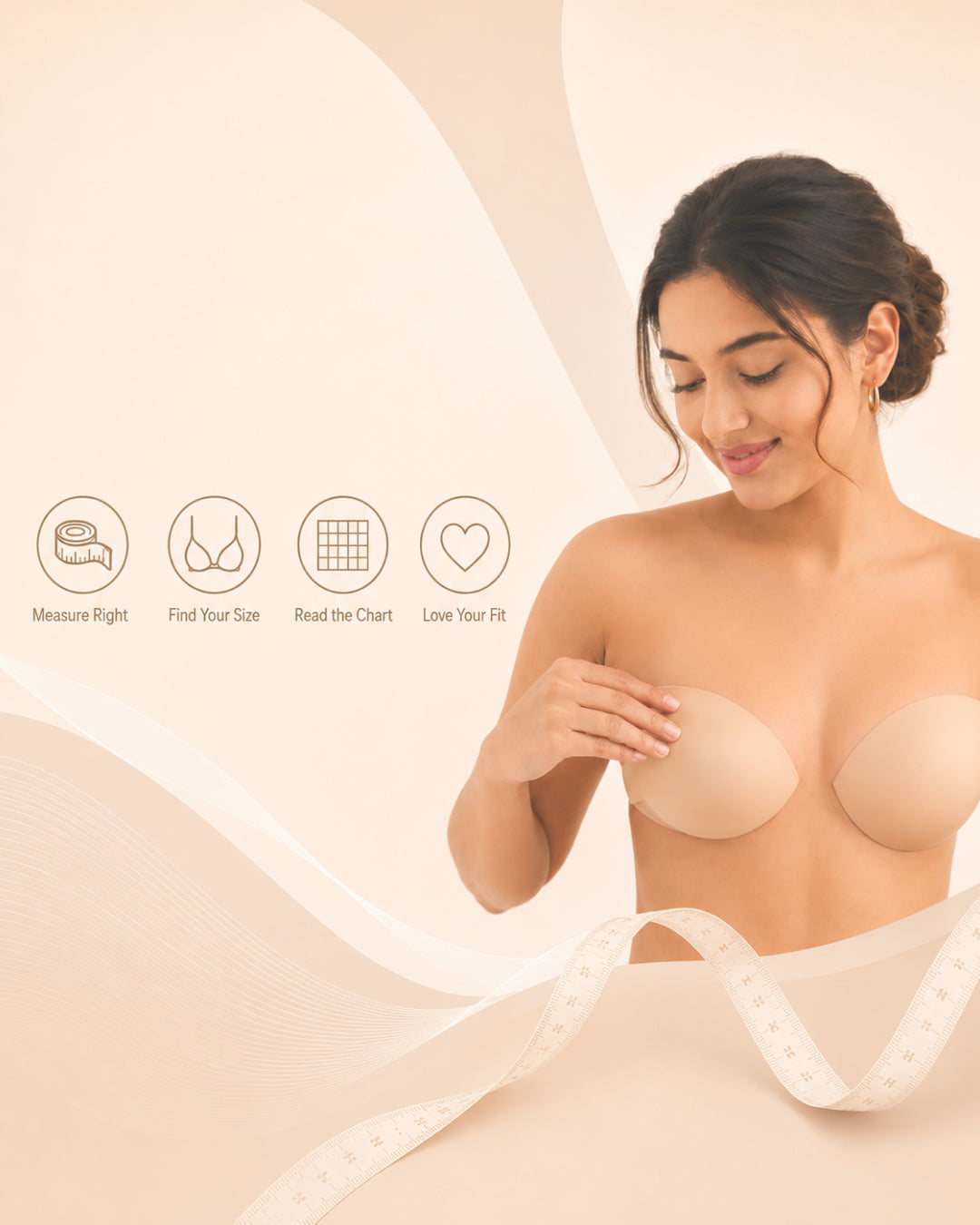 Bra size chart for India — how to measure, and how to read it