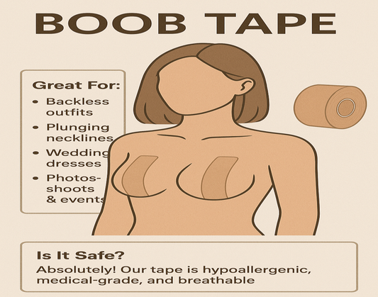 🎀 Velomora Boob Tape: How to Lift, Shape & Support Without a Bra