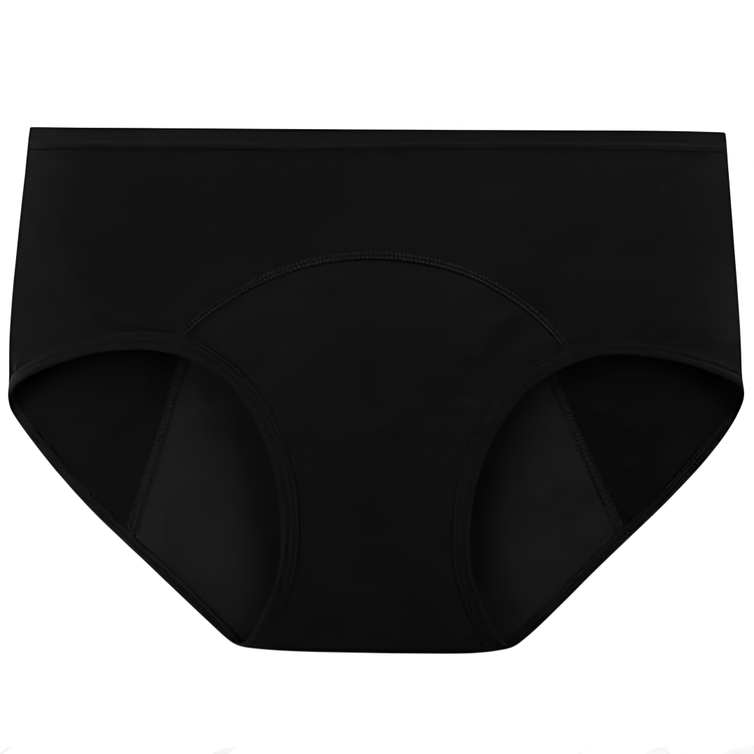 Period Panties for Women – Reusable Leak-Proof Menstrual Briefs ( Black )