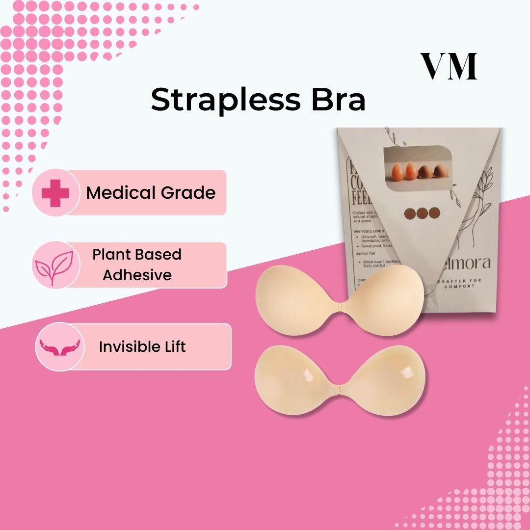 Velomora Silicone Strapless adhesive Bra