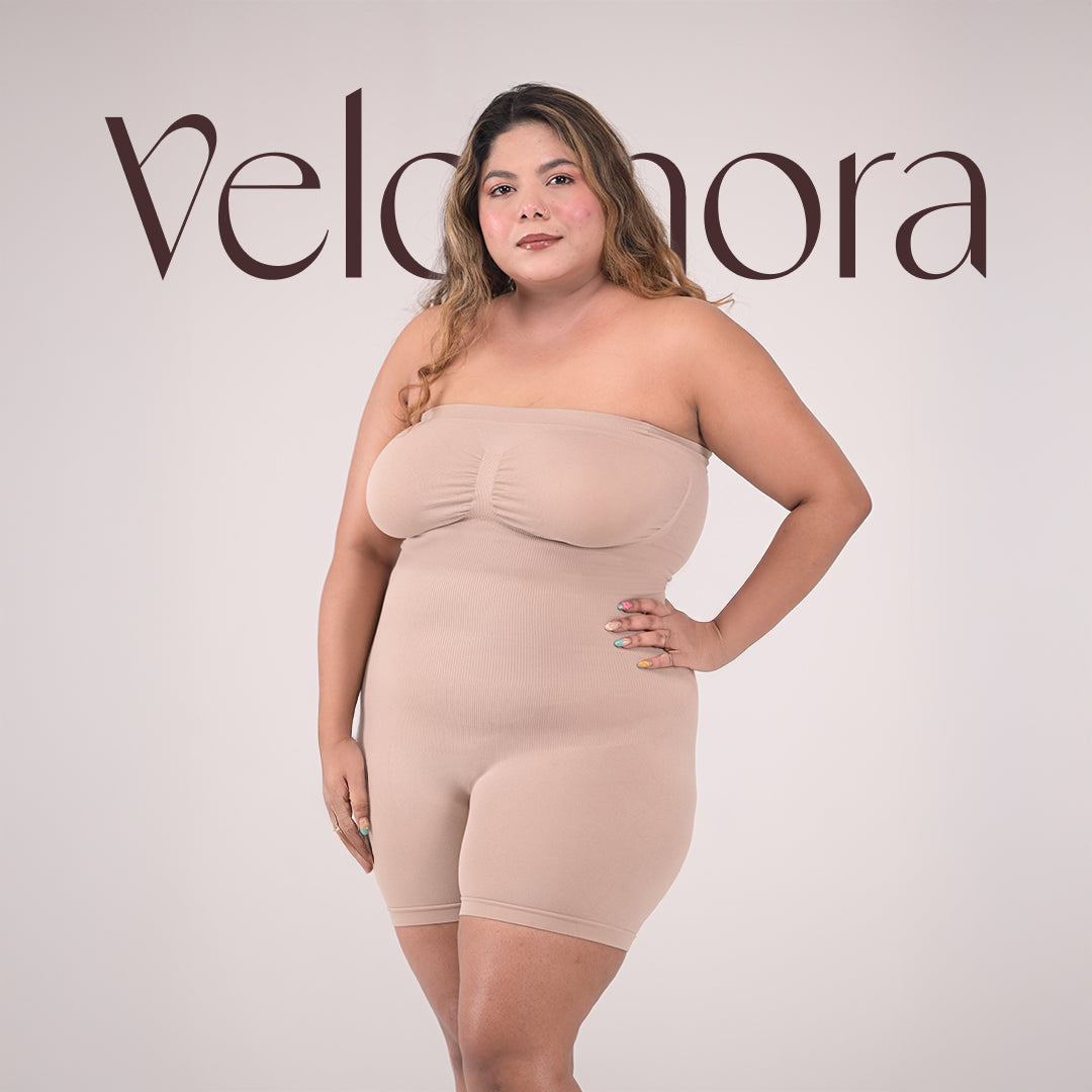 All-In-One Sculpt Detachable Straps Bodysuit And Shapewear