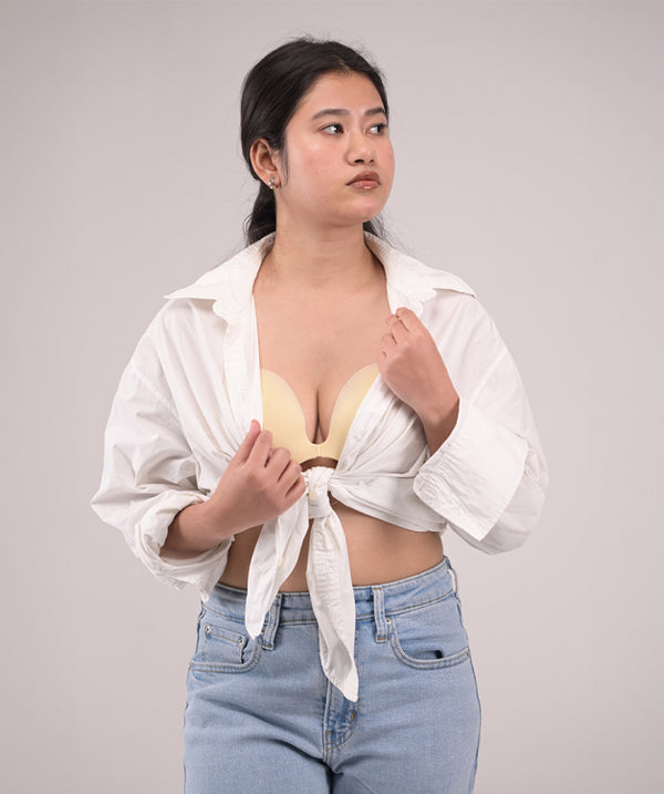 Velomora Breathable Strapless adhesive Bra