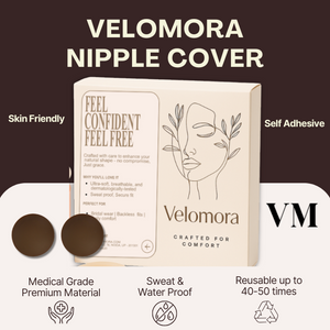 Velomora Premium Medical Grade Nipple Cover (Sticks without glue)
