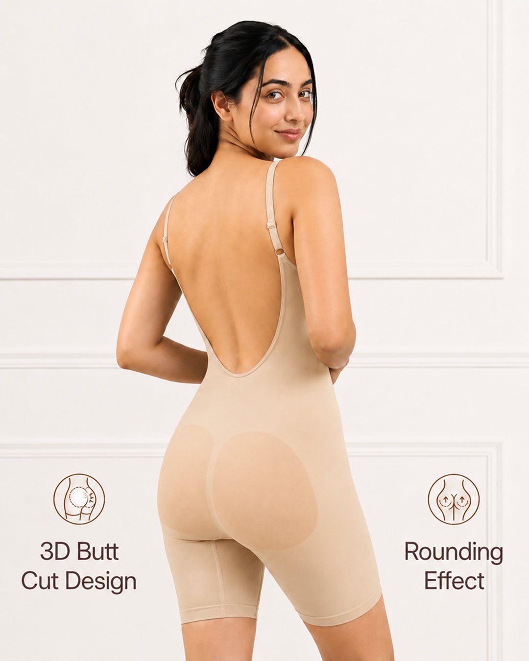 Women’s Backless | Butt Lifting & Waist Compressor Bodysuit | Full Body Shapewear