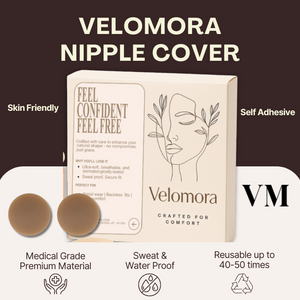 Velomora Premium Medical Grade Nipple Cover (Sticks without glue)