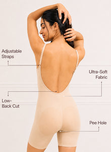 Women’s Backless | Butt Lifting & Waist Compressor Bodysuit | Full Body Shapewear