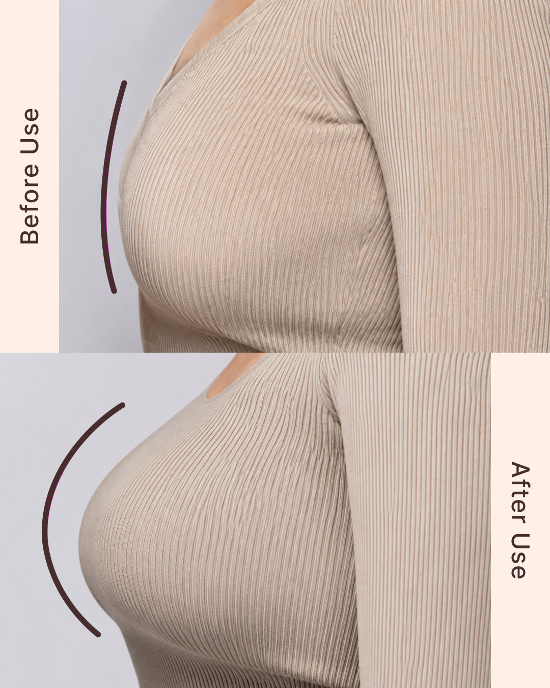 Adhesive Breathable Extra Cleavage Backless|Strapless Stick On Bra | Reusable Up to 30 Times