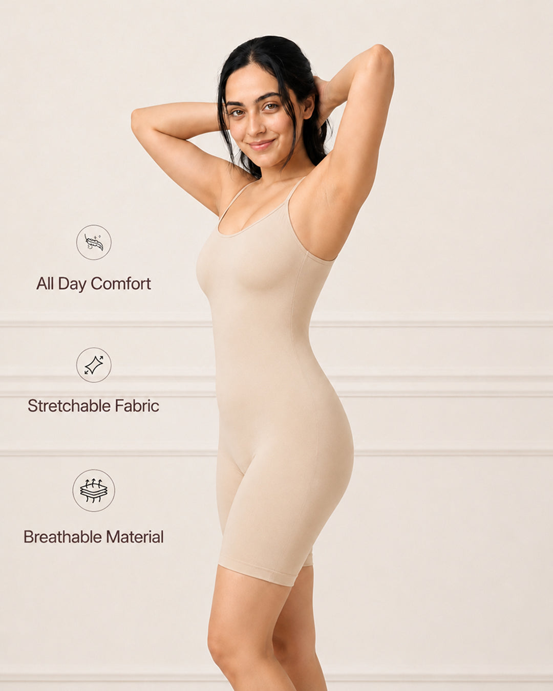 Women’s Backless | Butt Lifting & Waist Compressor Bodysuit | Full Body Shapewear