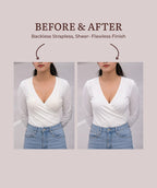 Velomora Breathable Strapless adhesive Bra