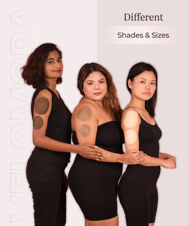 Velomora™  Skin Medical-Grade Nipple Covers | Adhesive-Skin |Glue-Free Design