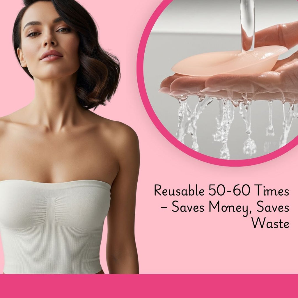 Velomora Premium Medical Grade Nipple Cover 1 Pair (Sticks without glue)