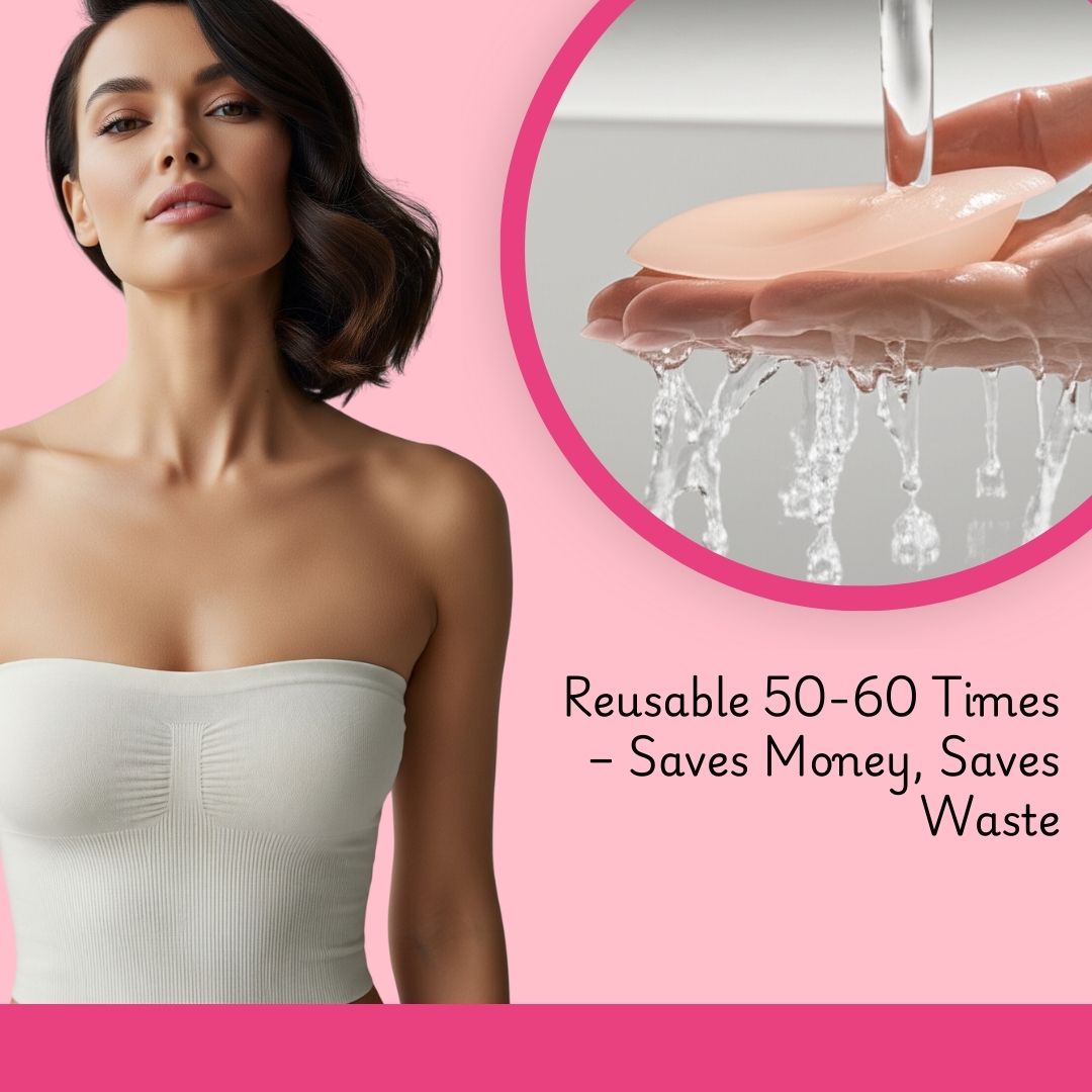 Velomora Premium Medical Grade Nipple Cover 1 Pair (Sticks without glue)