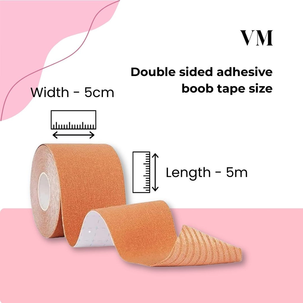 Velomora Double Side Adhesive boob tape(bio glue)