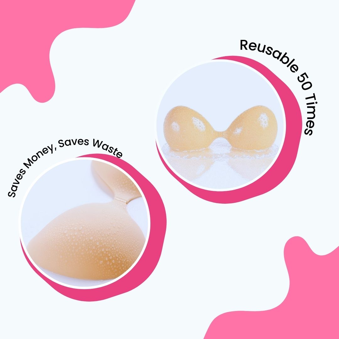 Velomora Silicone Strapless adhesive Bra