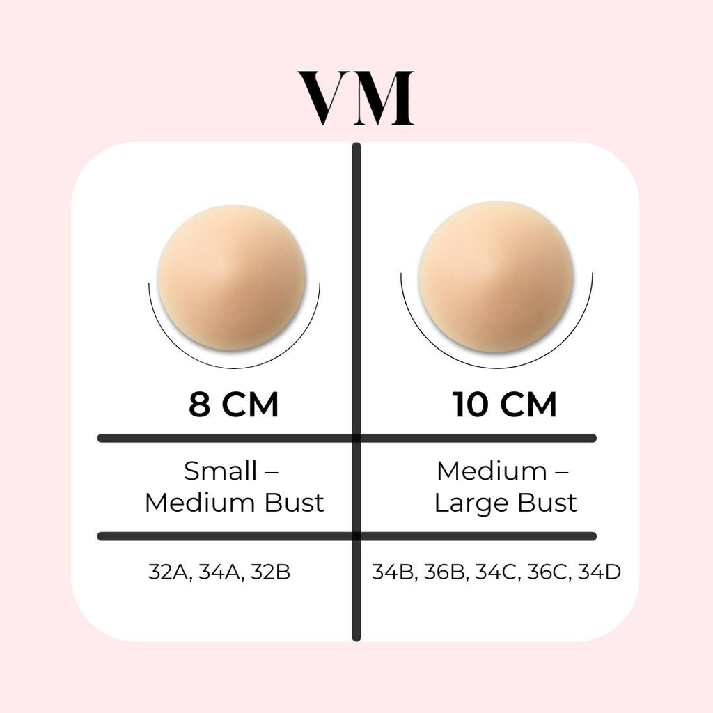 Velomora Premium Medical Grade Nipple Cover 1 Pair (Sticks without glue)