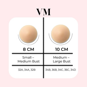 Velomora Premium Medical Grade Nipple Cover (Sticks without glue)