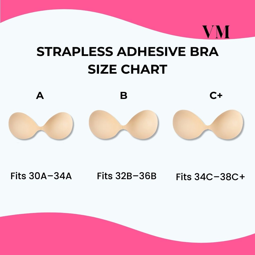 Velomora Silicone Strapless adhesive Bra