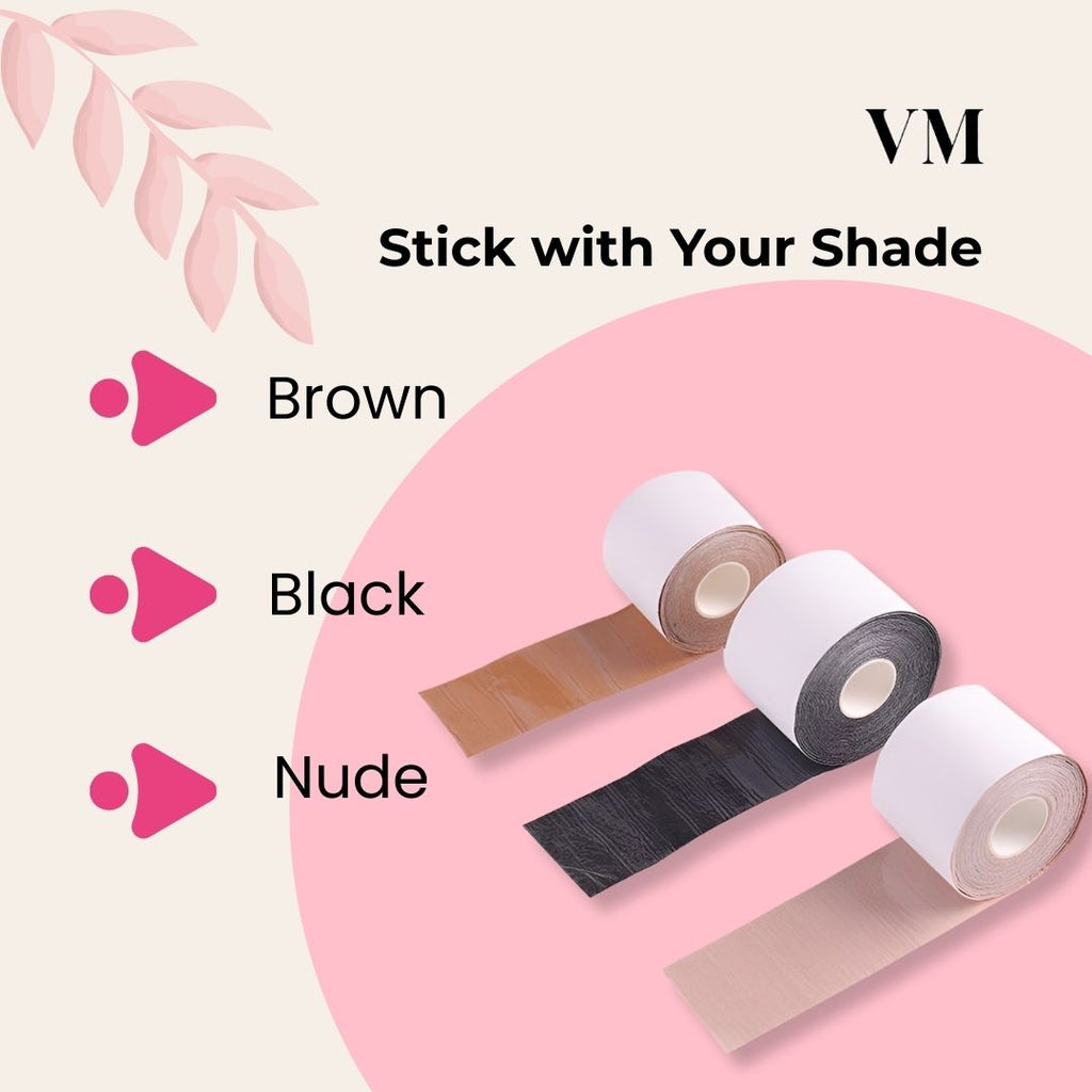 Velomora Double Side Adhesive boob tape(bio glue)
