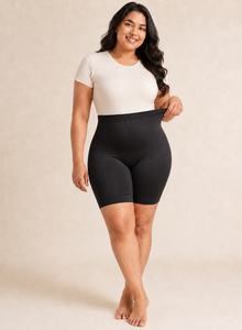 Velomora High-Waisted Thigh Shaper Shorts for Women – Seamless Tummy, Waist, Hip & Thigh Control