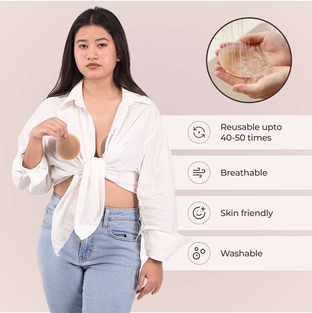 Velomora™  Skin Medical-Grade Nipple Covers | Adhesive-Skin |Glue-Free Design