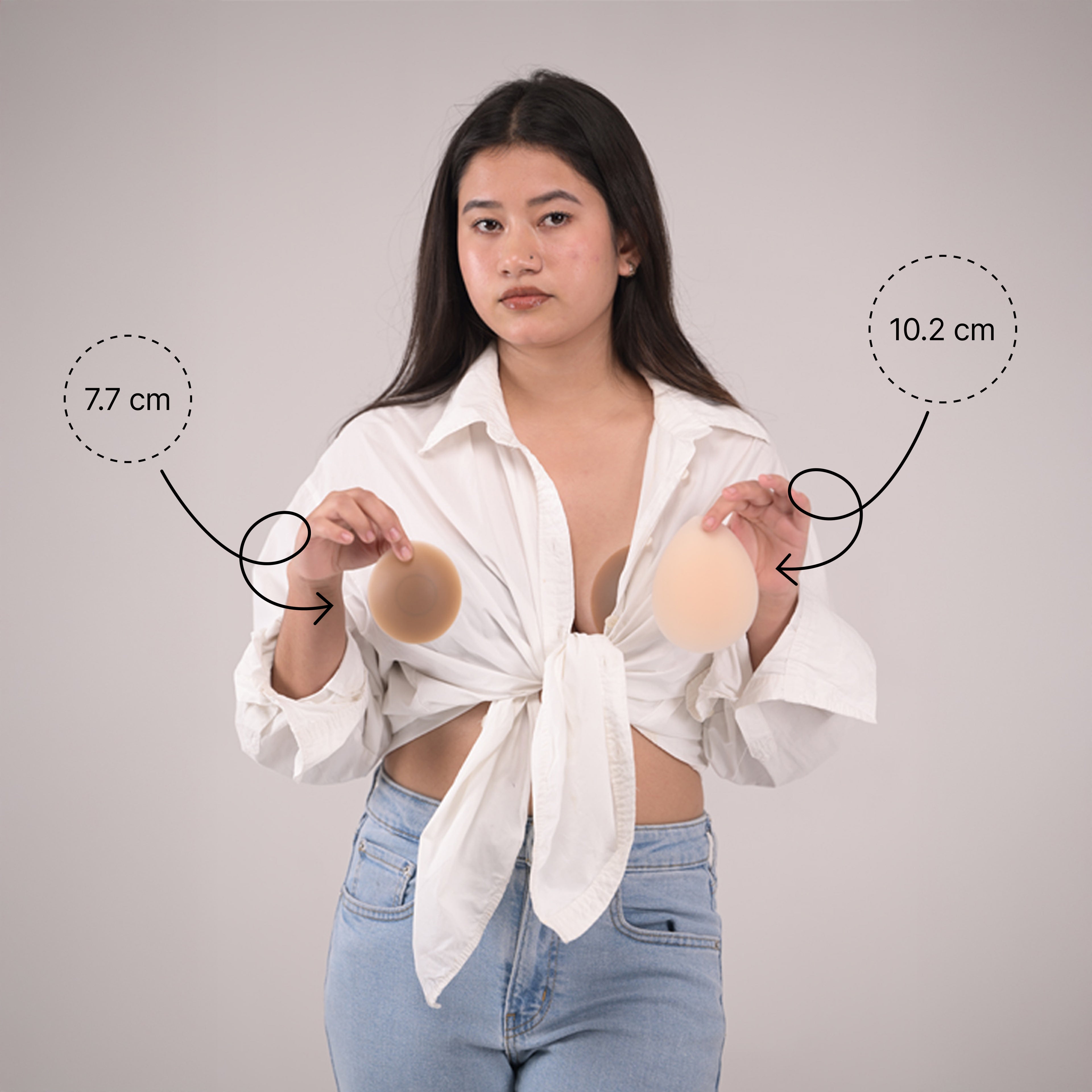 Velomora Premium Medical Grade Nipple Cover 1 Pair (Sticks without glue)