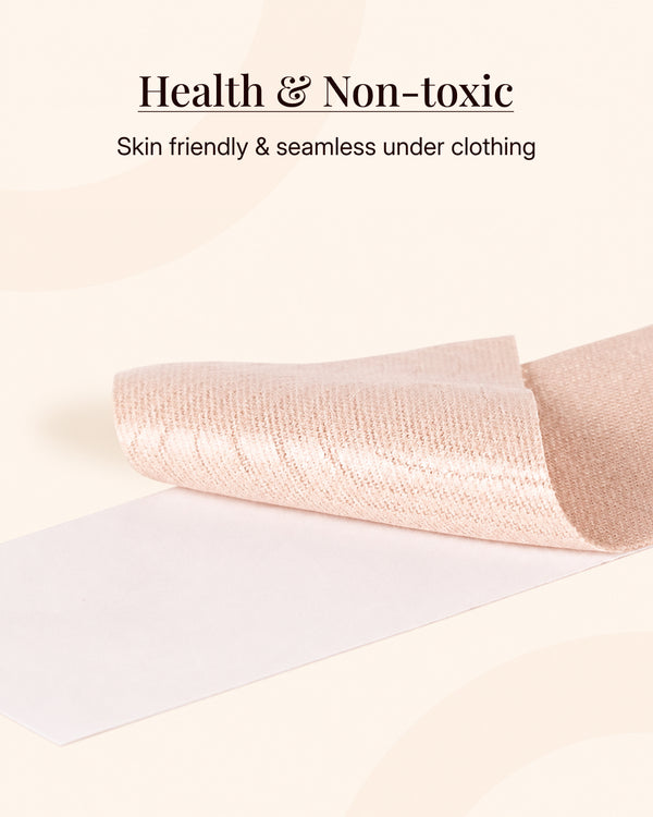 Velomora Invisible Lift™ Double-Sided Adhesive Boob Tape | No Bra. No Limits. | Adhesive Boob Tape for Deep Necklines