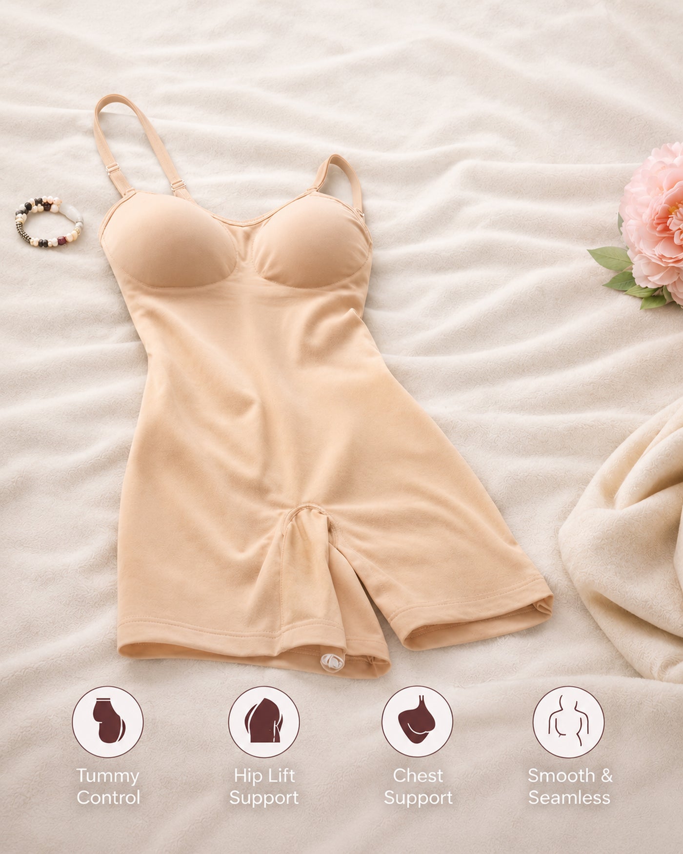 Velomora Gym Athleisure set | Bodysuit + Nipple Covers