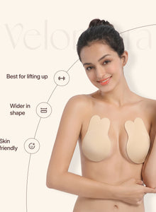 Diagram on a model: best for lifting, wider shape, skin friendly