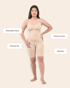 Curvy Confidence Bodysuit | Invisible Shapewear - Velomora