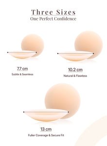Reusable Nipple Covers - Non-Adhesive Medical-Grade Silicone