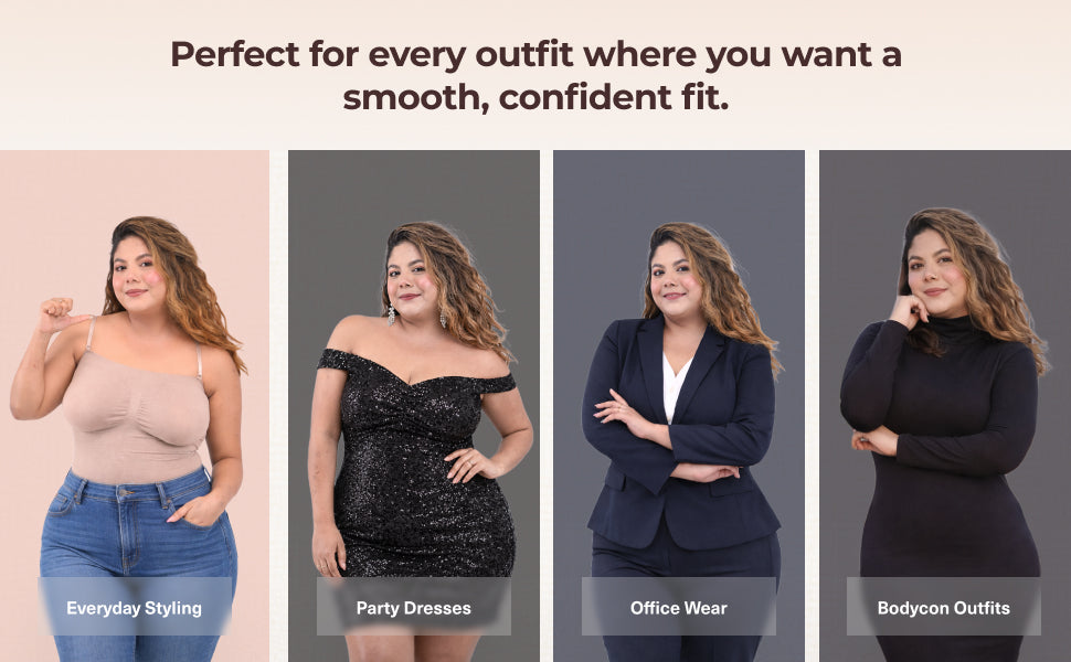 All-In-One Sculpt Detachable Straps Bodysuit And Shapewear