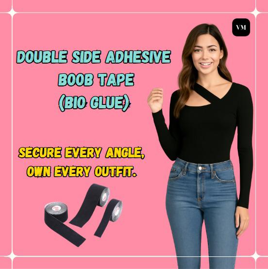 Velomora Double Side Adhesive boob tape(bio glue)