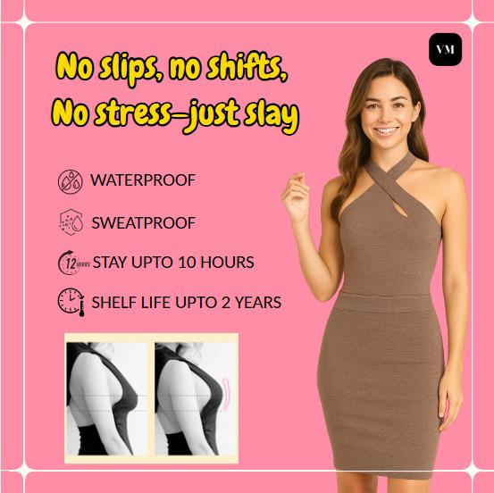 Velomora Double Side Adhesive boob tape(bio glue)