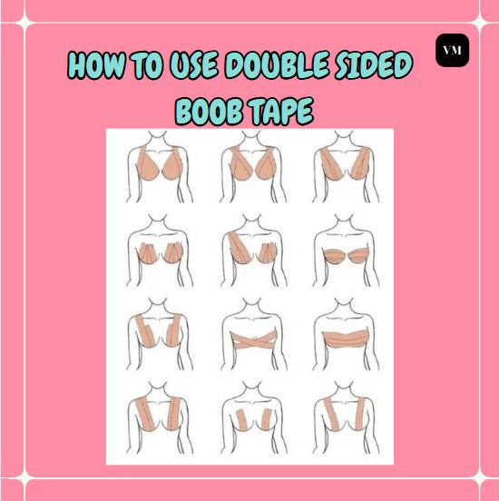 Velomora Double Side Adhesive boob tape(bio glue)
