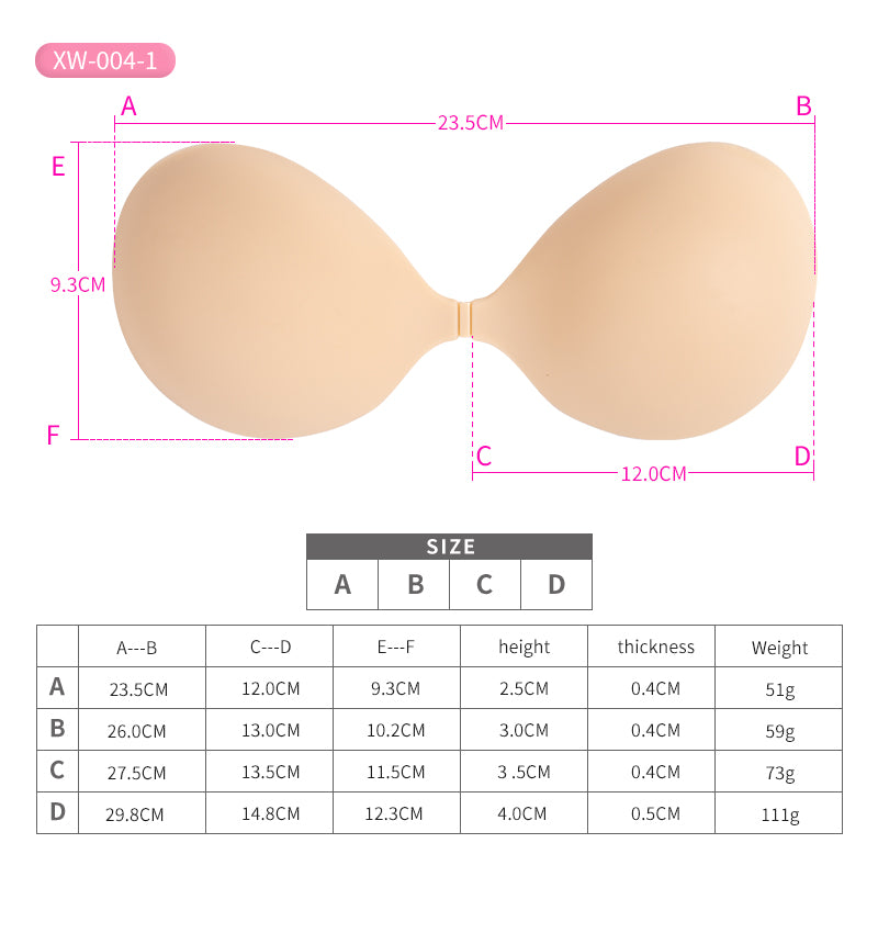 Velomora Silicone Strapless adhesive Bra