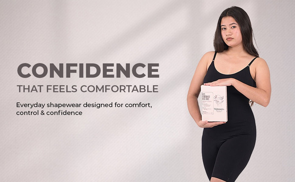 Curvy Confidence Bodysuit | Invisible Shapewear - Velomora