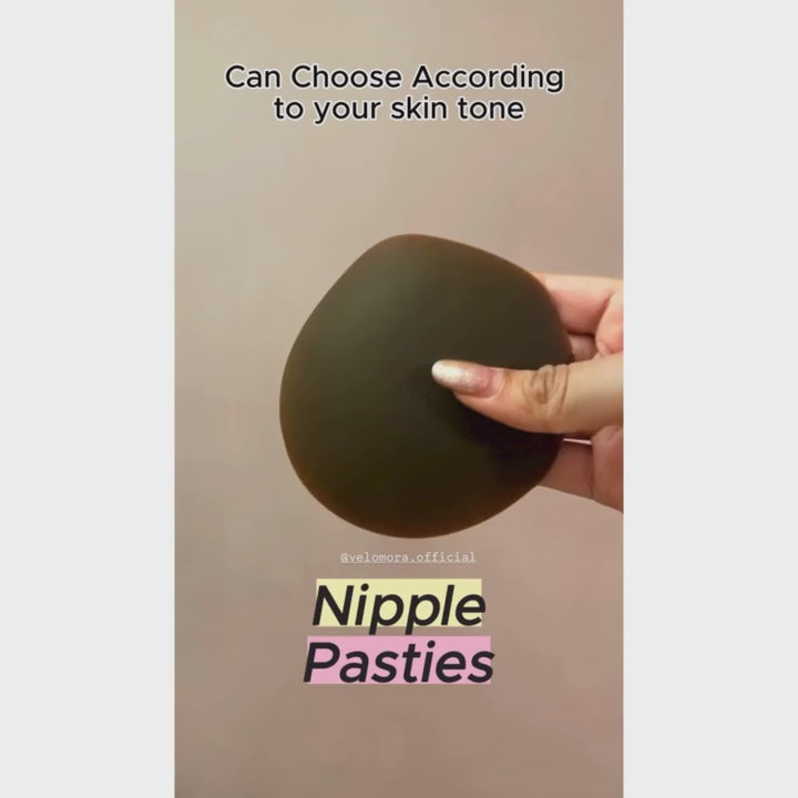Velomora Medical Grade Nipple Cover (No Glue but Sticky)