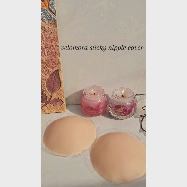 Velomora™ Premium Bio-Glue Non-Greasy Nipple Cover ( 1 Pair )