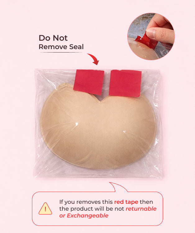 Sealed retail pack showing the do-not-remove seal and returns notice
