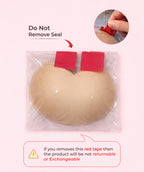 Velomora™  Breathable Strapless adhesive Bra